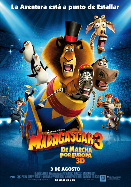 Descargar Madagascar 3: De Marcha Por Europa 3D [HD] Torrent